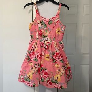 Lilt Girl Pink Floral Dress Size 12